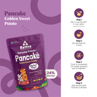 Golden Sweet Potato Pancake