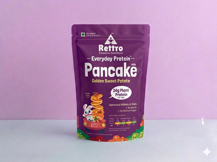 Golden Sweet Potato Pancake
